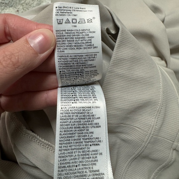 Athleta Venice HR Wide Leg Slit Pant XS Cream - Picture 10 of 11